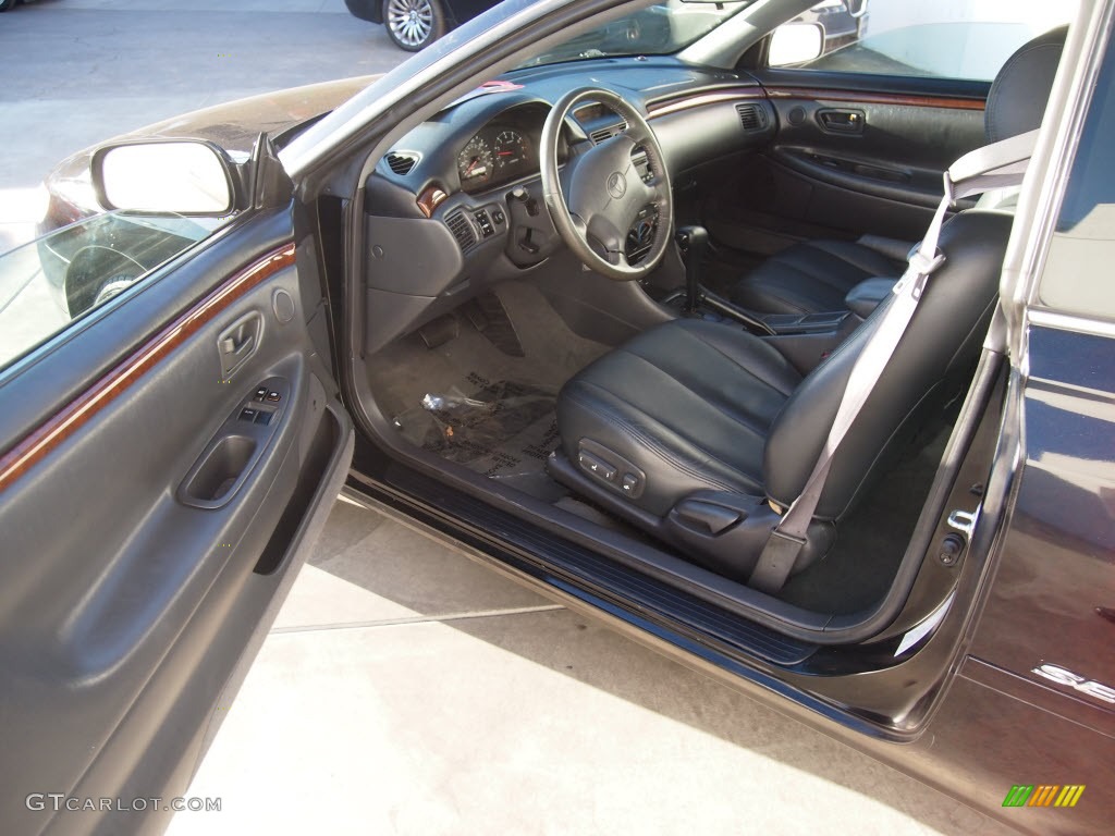 2000 Solara SE V6 Coupe - Black Sand Pearl / Charcoal photo #18