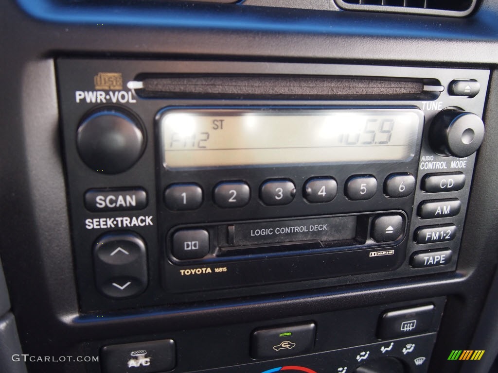 2000 Solara SE V6 Coupe - Black Sand Pearl / Charcoal photo #23