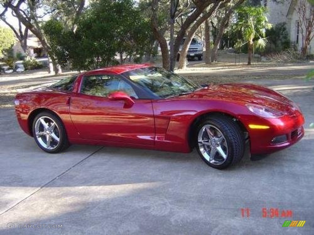2011 Corvette Coupe - Crystal Red Tintcoat Metallic / Ebony Black photo #2