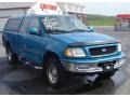 1997 Portofino Blue Metallic Ford F150 XLT Extended Cab 4x4  photo #8