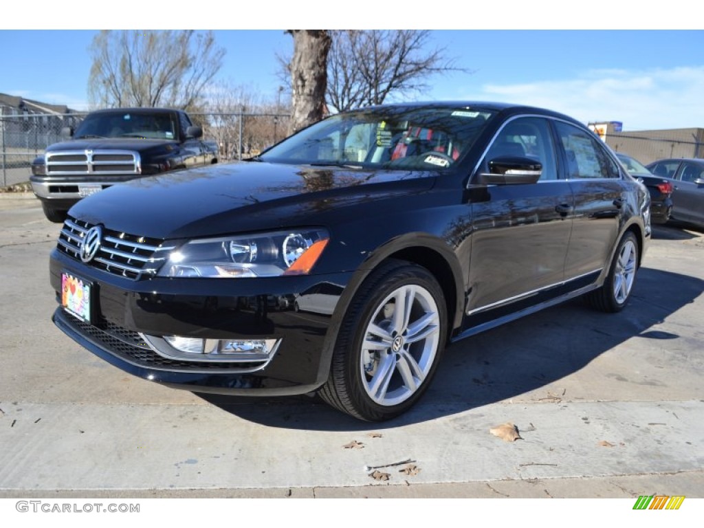 2014 Passat TDI SEL Premium - Black / Titan Black photo #1