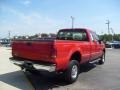 1999 Vermillion Red Ford F350 Super Duty Lariat SuperCab 4x4  photo #3