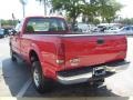 1999 Vermillion Red Ford F350 Super Duty Lariat SuperCab 4x4  photo #5