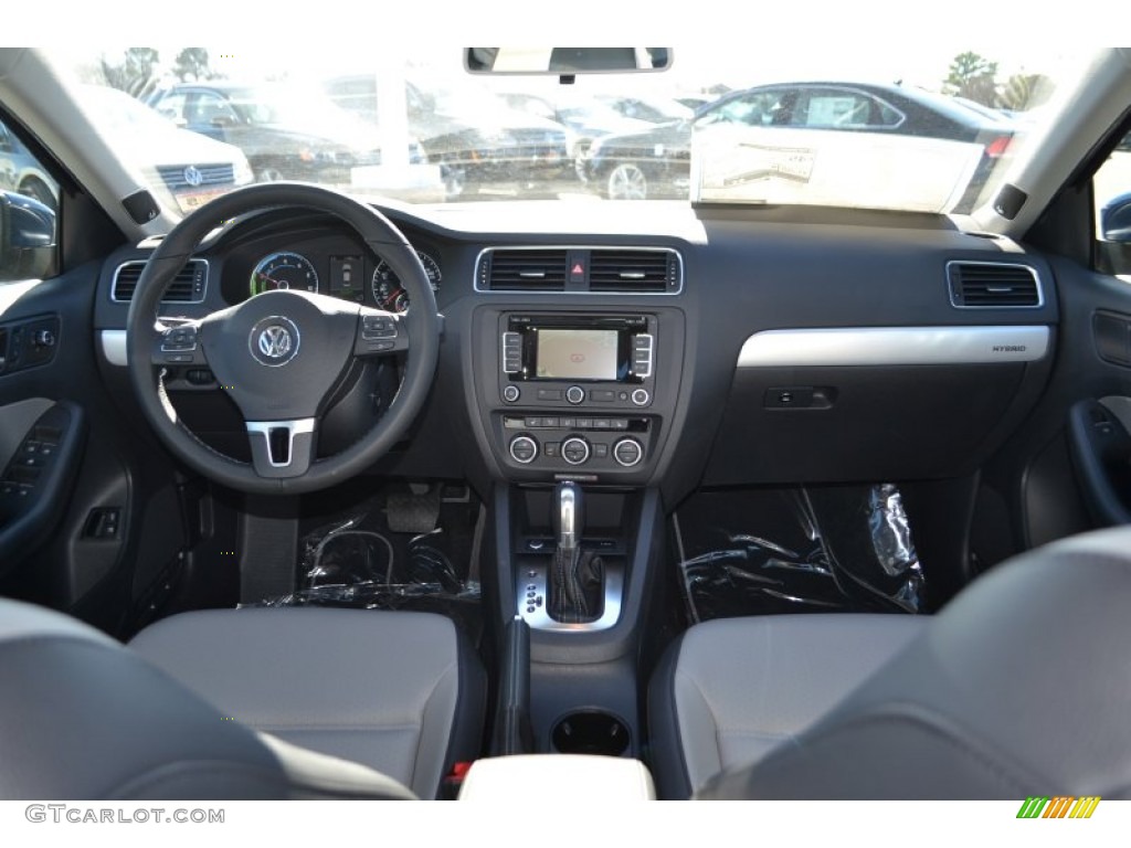 2014 Volkswagen Jetta Hybrid SEL Premium Titan Black Dashboard Photo #89437962