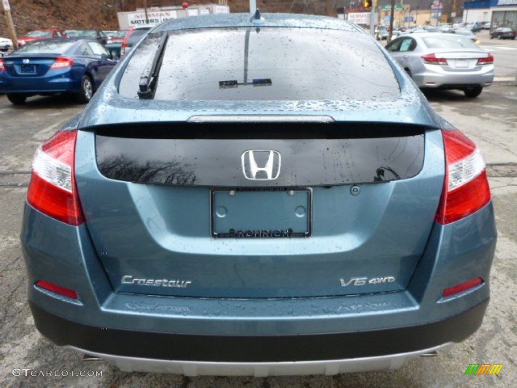 2014 Crosstour EX-L V6 4WD - Mountain Air Metallic / Ivory photo #4