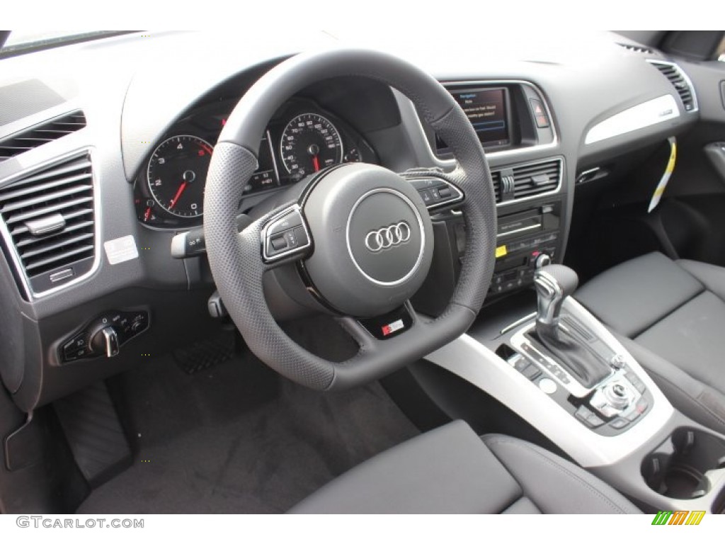 Black Interior 2014 Audi Q5 3.0 TDI quattro Photo #89437983