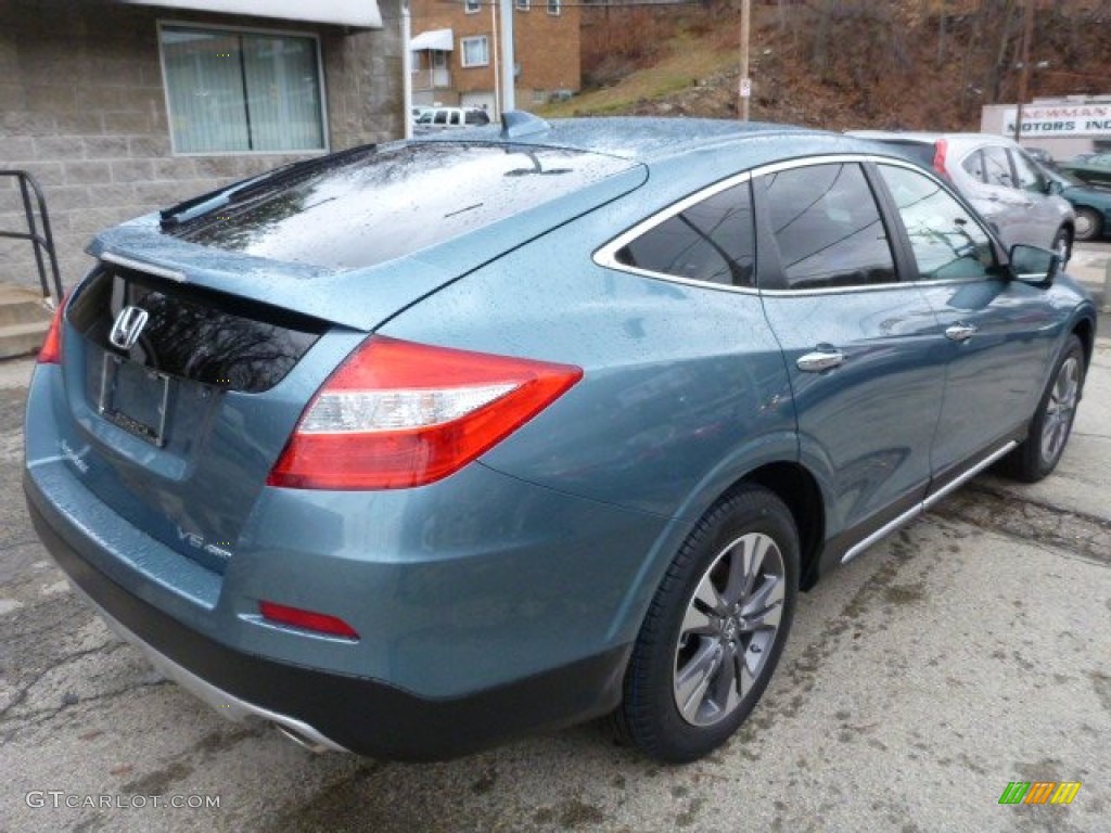 2014 Crosstour EX-L V6 4WD - Mountain Air Metallic / Ivory photo #5