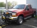 2000 Bright Amber Metallic Ford F250 Super Duty XLT Extended Cab 4x4  photo #2