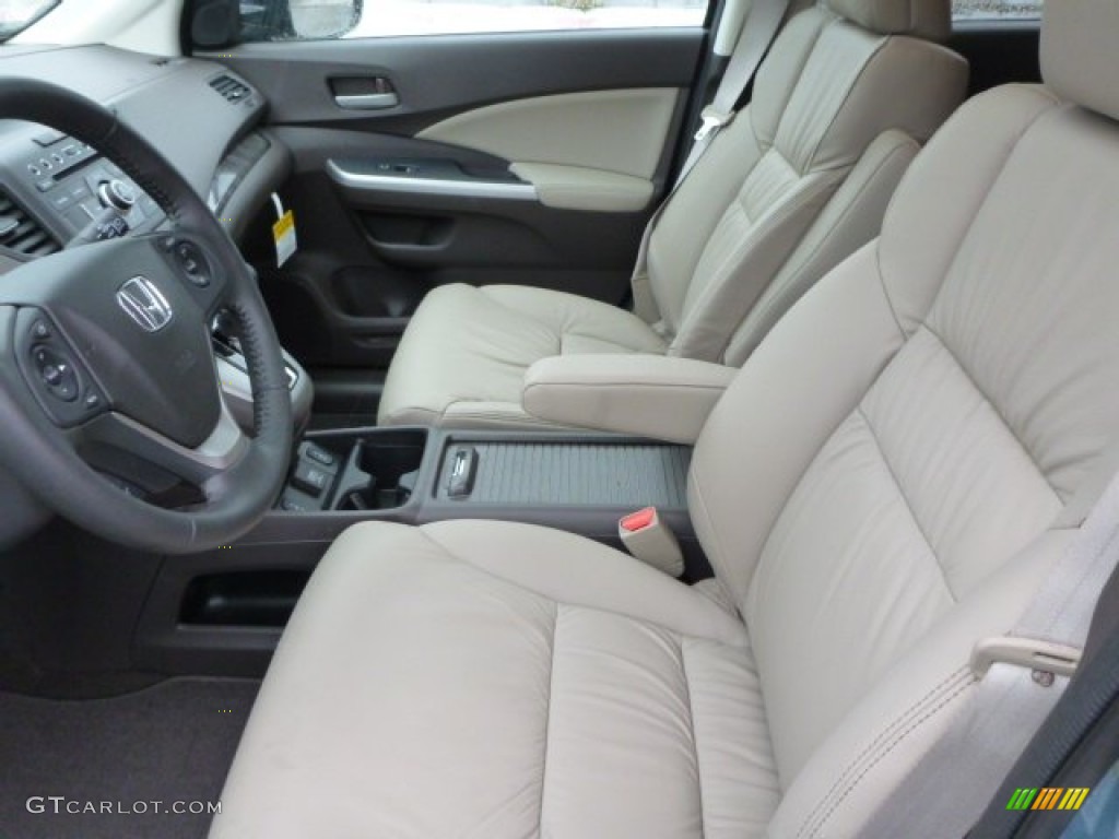 2014 CR-V EX-L AWD - Mountain Air Metallic / Beige photo #10
