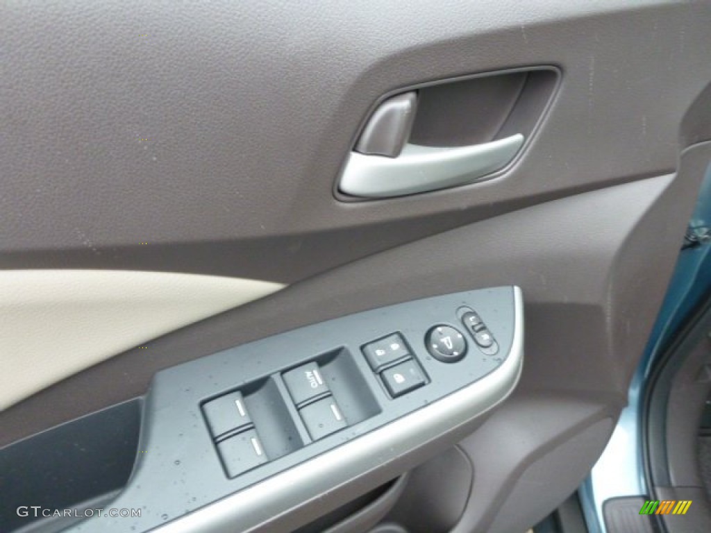 2014 CR-V EX-L AWD - Mountain Air Metallic / Beige photo #13