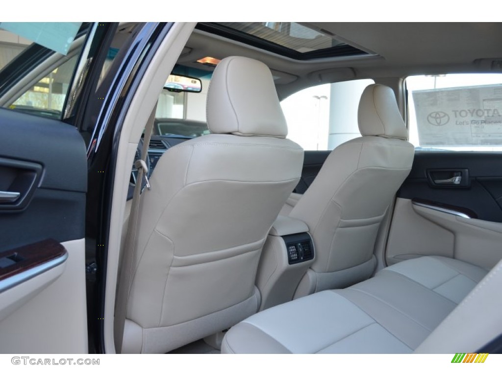 2014 Camry XLE - Attitude Black Metallic / Ivory photo #7