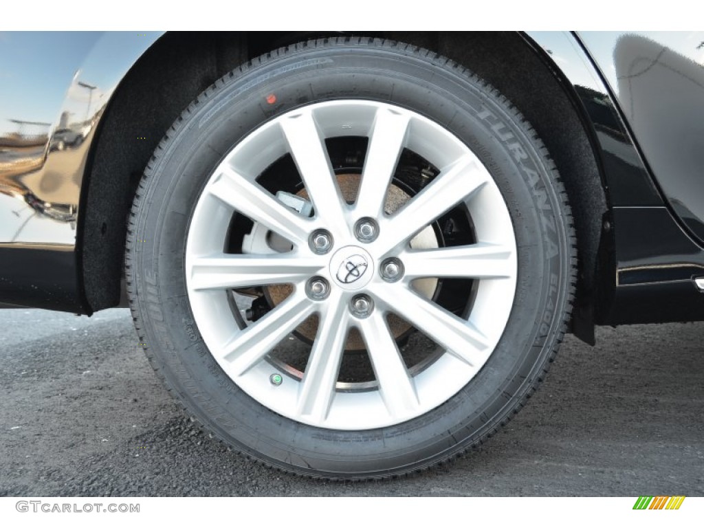 2014 Camry XLE - Attitude Black Metallic / Ivory photo #9