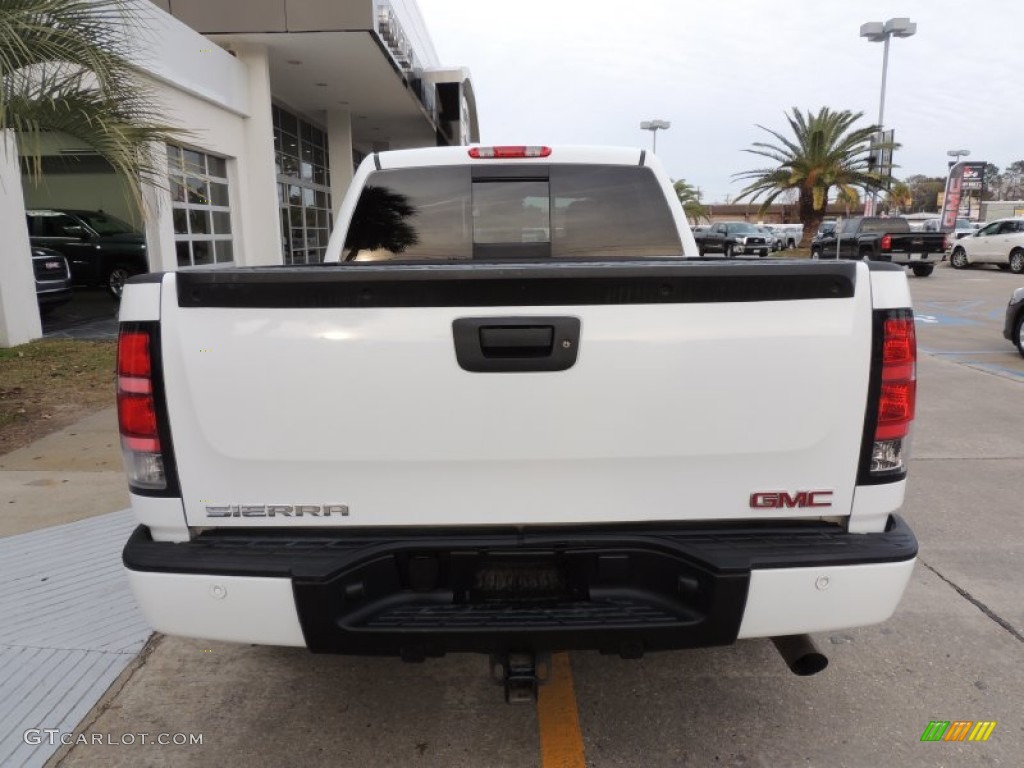 2008 Sierra 1500 Denali Crew Cab AWD - Polar White / Cocoa/Light Cashmere photo #3