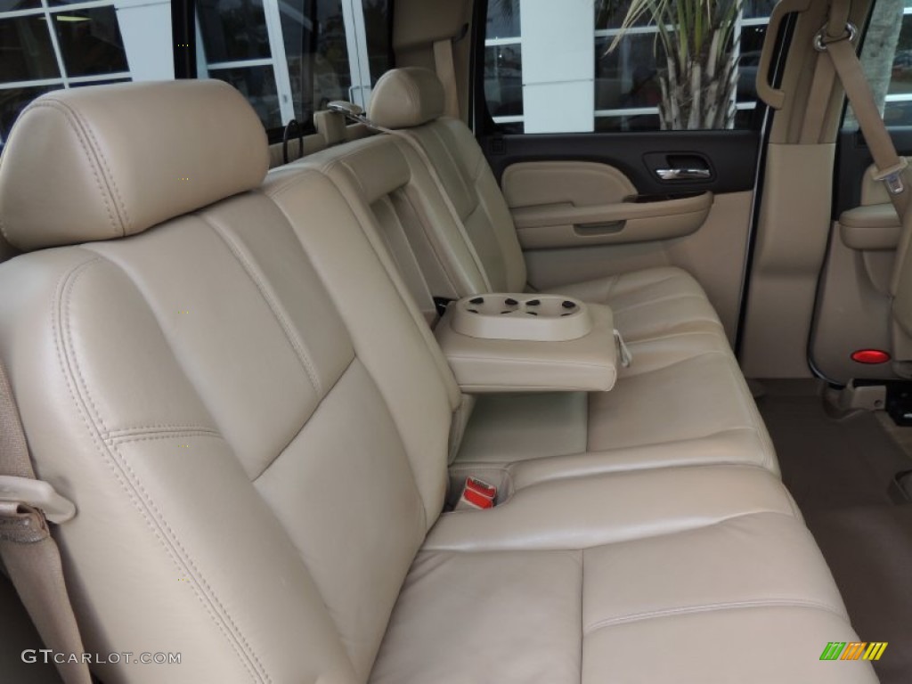 2008 Sierra 1500 Denali Crew Cab AWD - Polar White / Cocoa/Light Cashmere photo #9