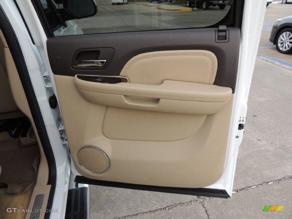 2008 Sierra 1500 Denali Crew Cab AWD - Polar White / Cocoa/Light Cashmere photo #12