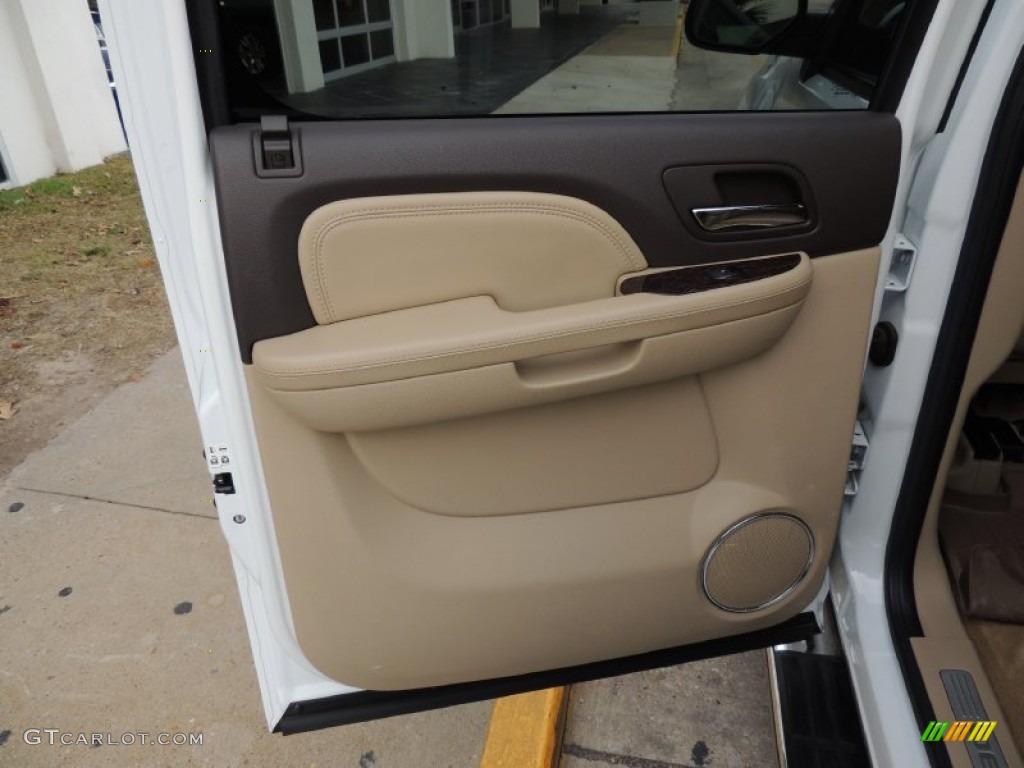 2008 Sierra 1500 Denali Crew Cab AWD - Polar White / Cocoa/Light Cashmere photo #14