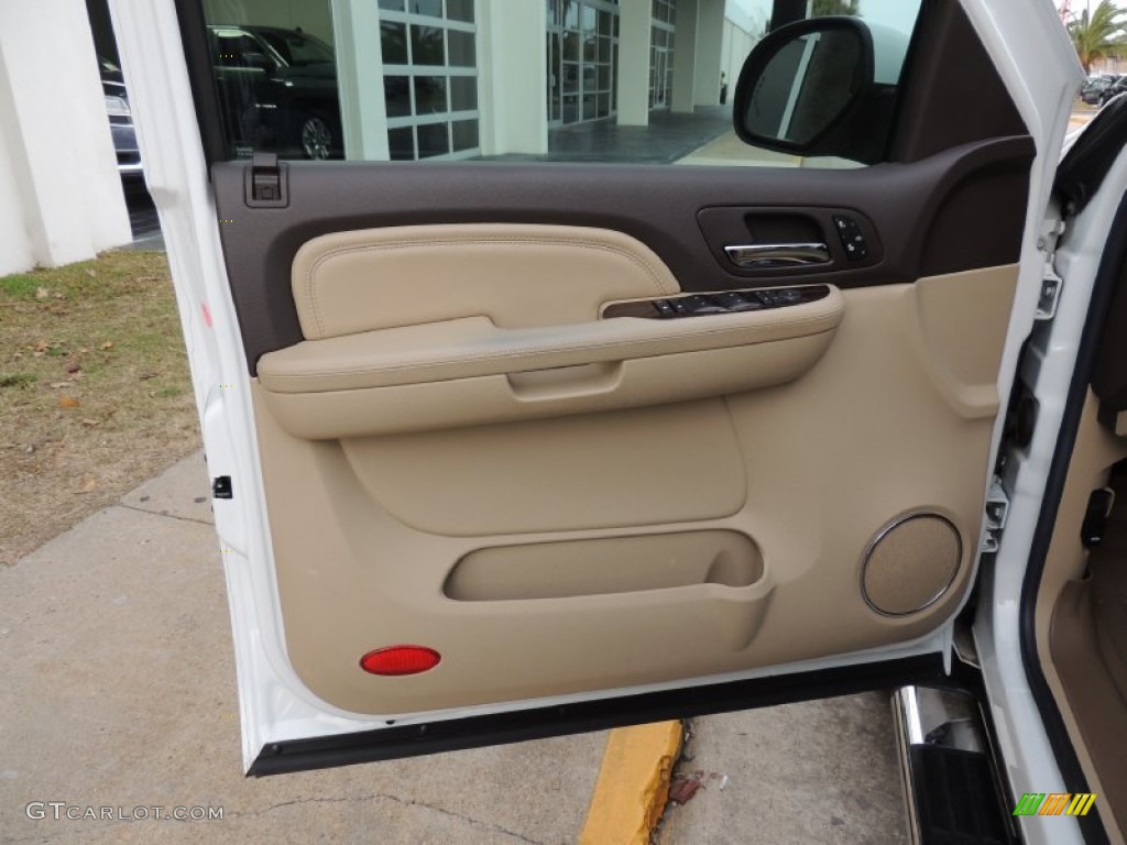 2008 Sierra 1500 Denali Crew Cab AWD - Polar White / Cocoa/Light Cashmere photo #16