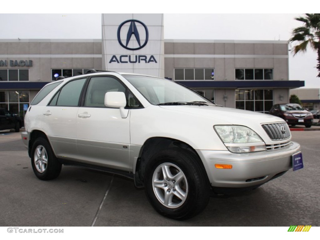 White Gold Crystal Lexus RX