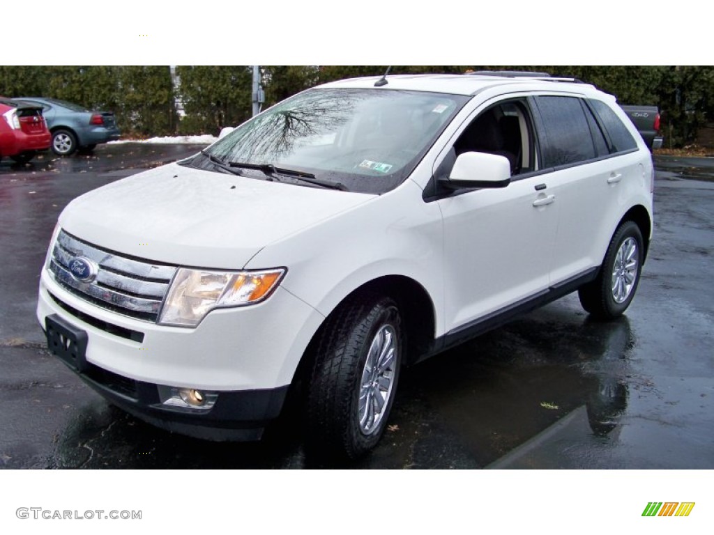 2010 Edge SEL AWD - White Suede / Charcoal Black photo #1