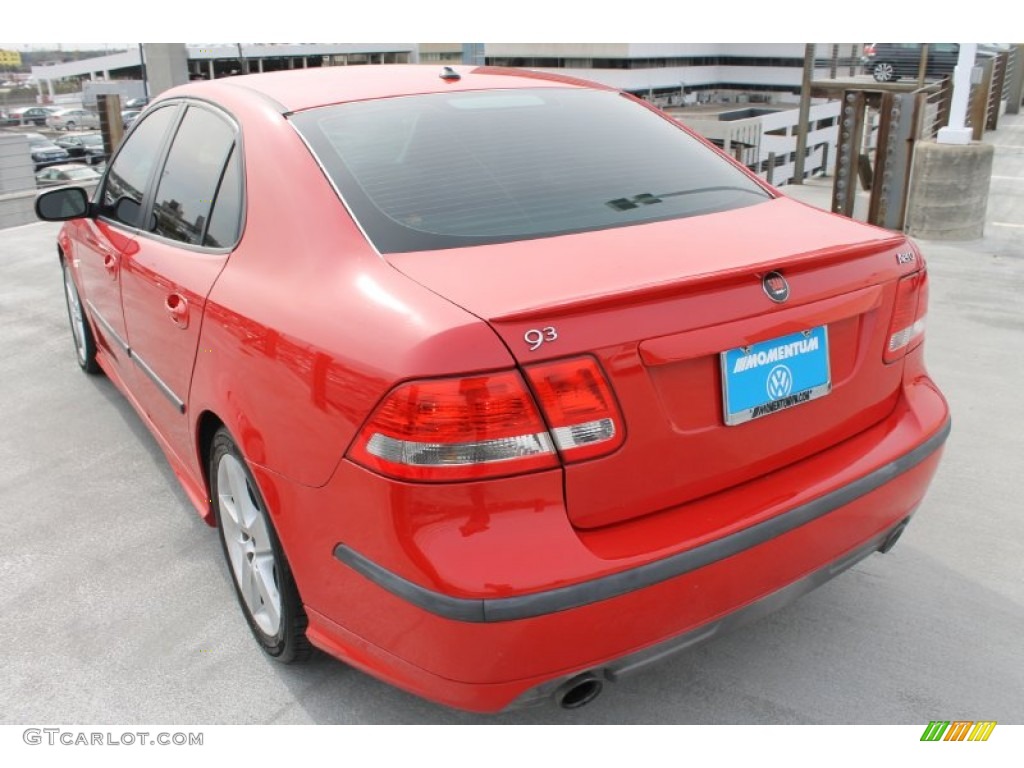 2006 9-3 Aero Sport Sedan - Chili Red Metallic / Parchment photo #7