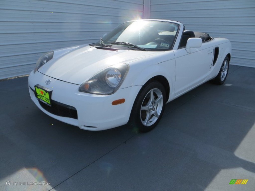 2002 MR2 Spyder Roadster - Super White / Black photo #7
