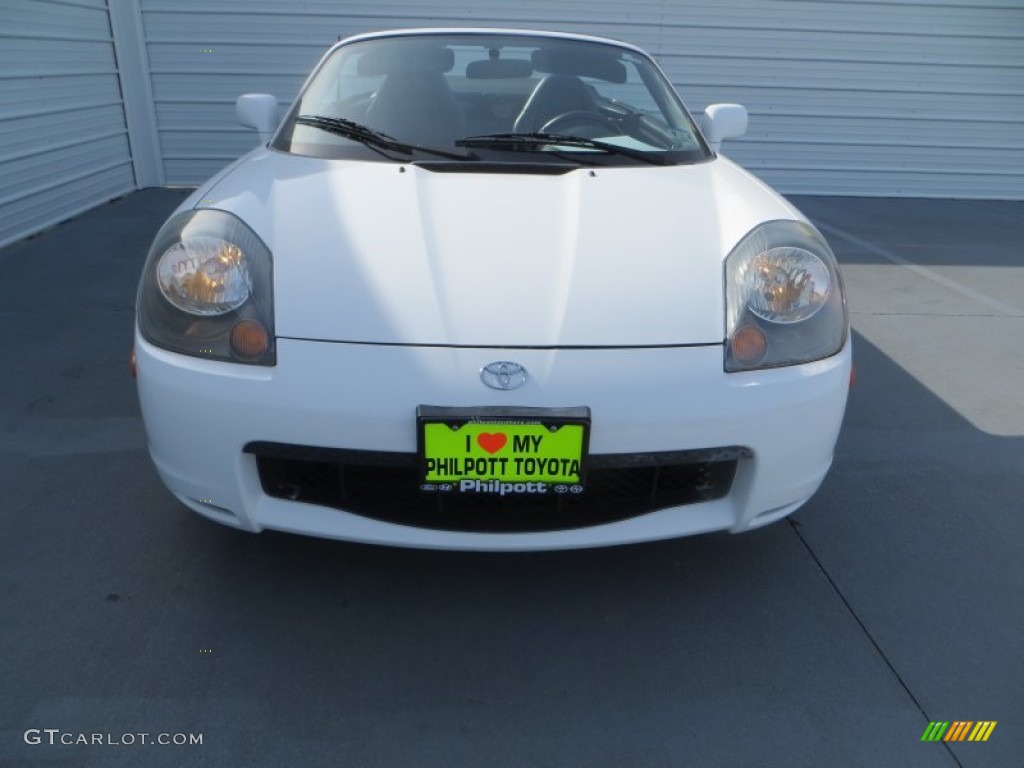 2002 MR2 Spyder Roadster - Super White / Black photo #8