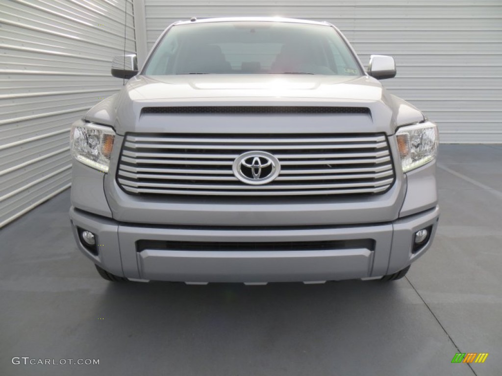 2014 Tundra Platinum Crewmax 4x4 - Silver Sky Metallic / Black photo #10