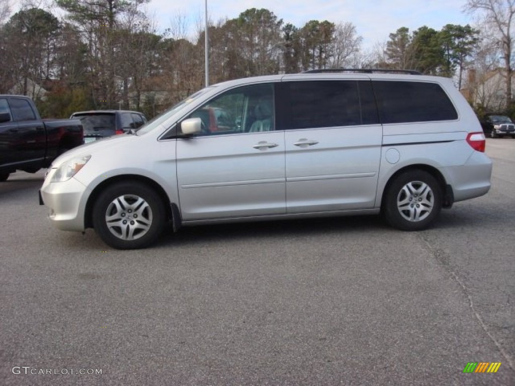 2007 Odyssey EX-L - Silver Pearl Metallic / Gray photo #2
