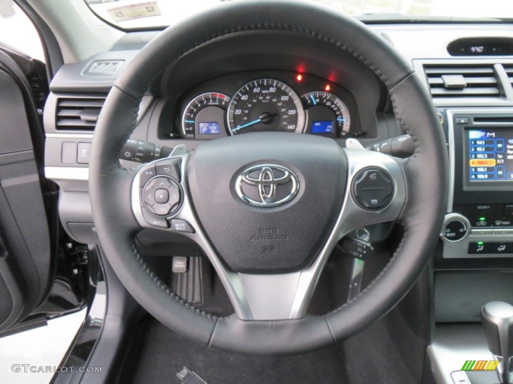 2014 Toyota Camry SE Black Steering Wheel Photo #89451009
