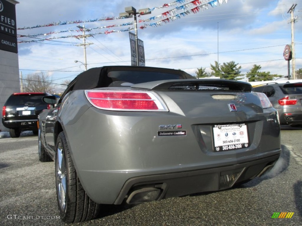 2008 Sky Red Line Roadster - Techno Gray / Black photo #5