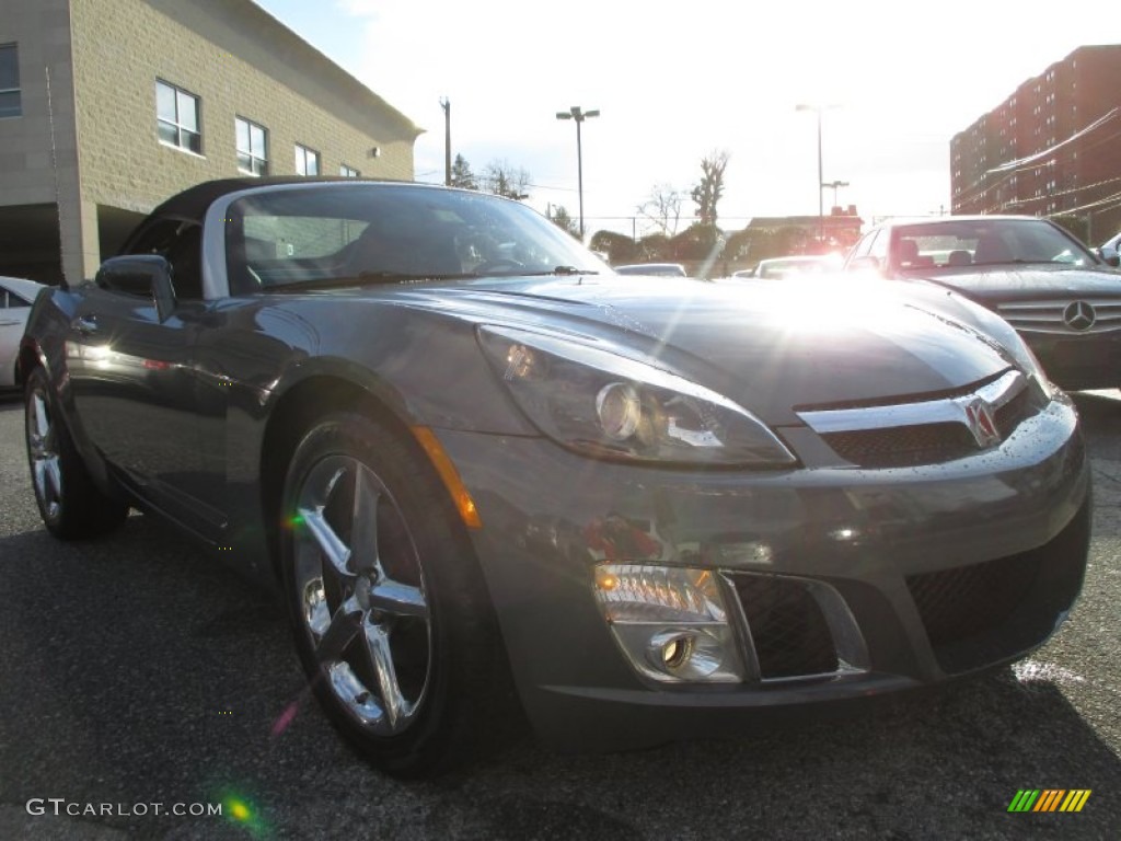 2008 Sky Red Line Roadster - Techno Gray / Black photo #9