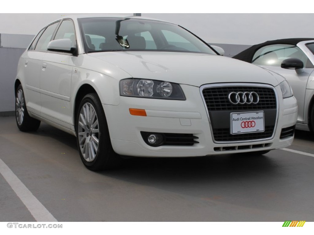 2006 A3 2.0T - Arctic White / Beige photo #1