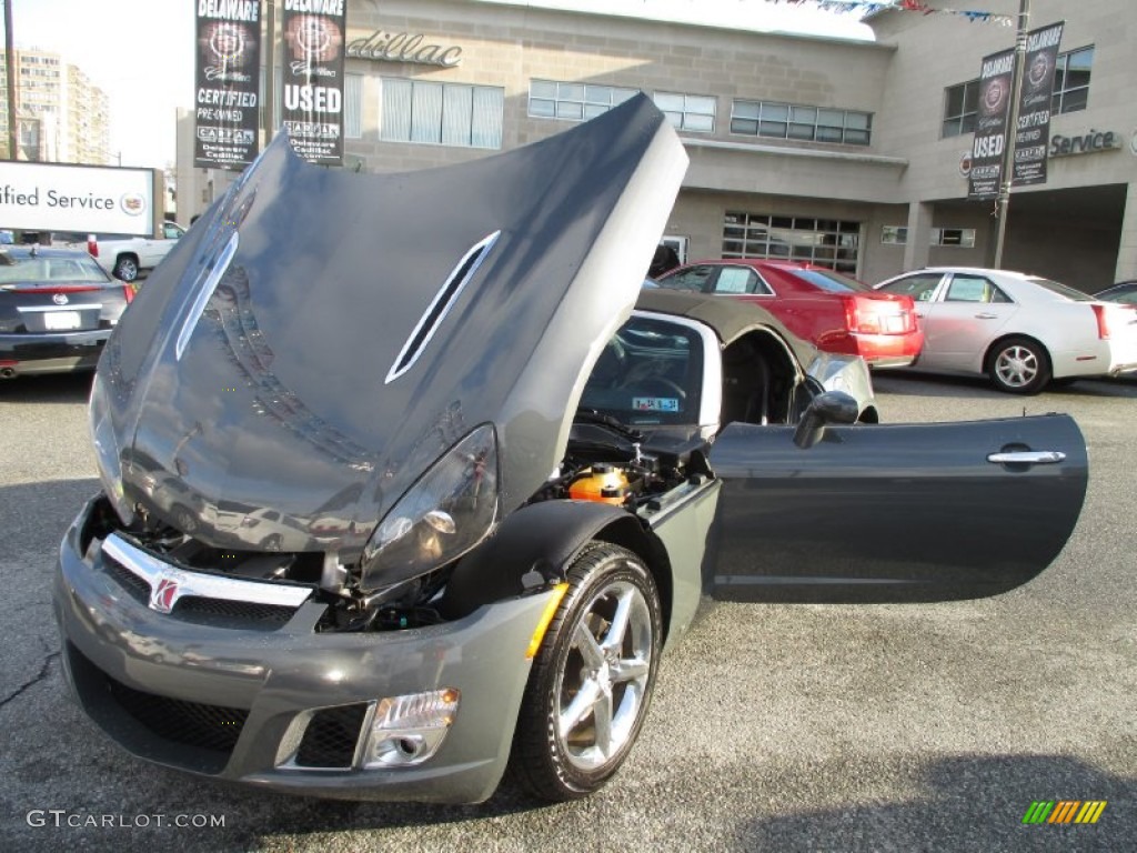 2008 Sky Red Line Roadster - Techno Gray / Black photo #44