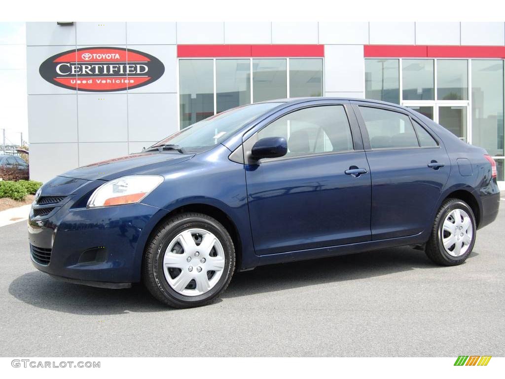 Nautical Blue Metallic Toyota Yaris