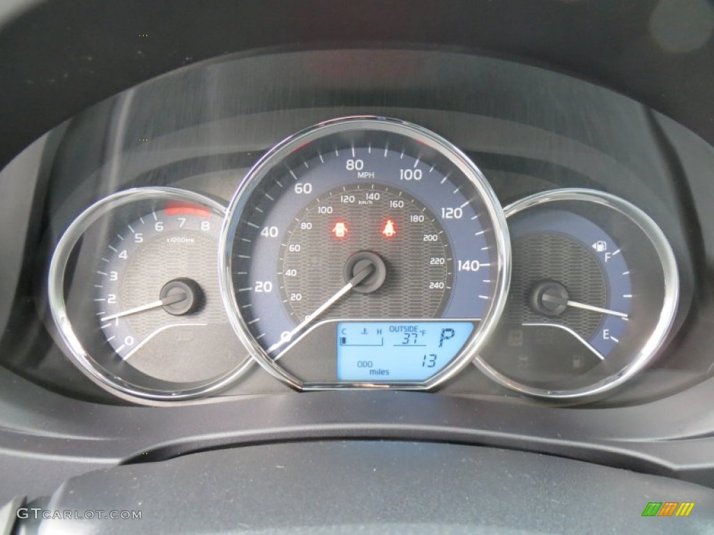 2014 Toyota Corolla LE Eco Gauges Photos
