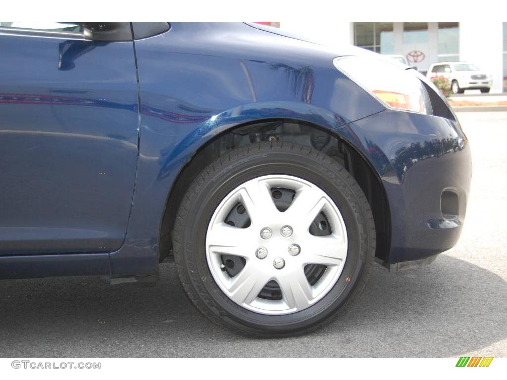 2008 Yaris S Sedan - Nautical Blue Metallic / Dark Charcoal photo #6