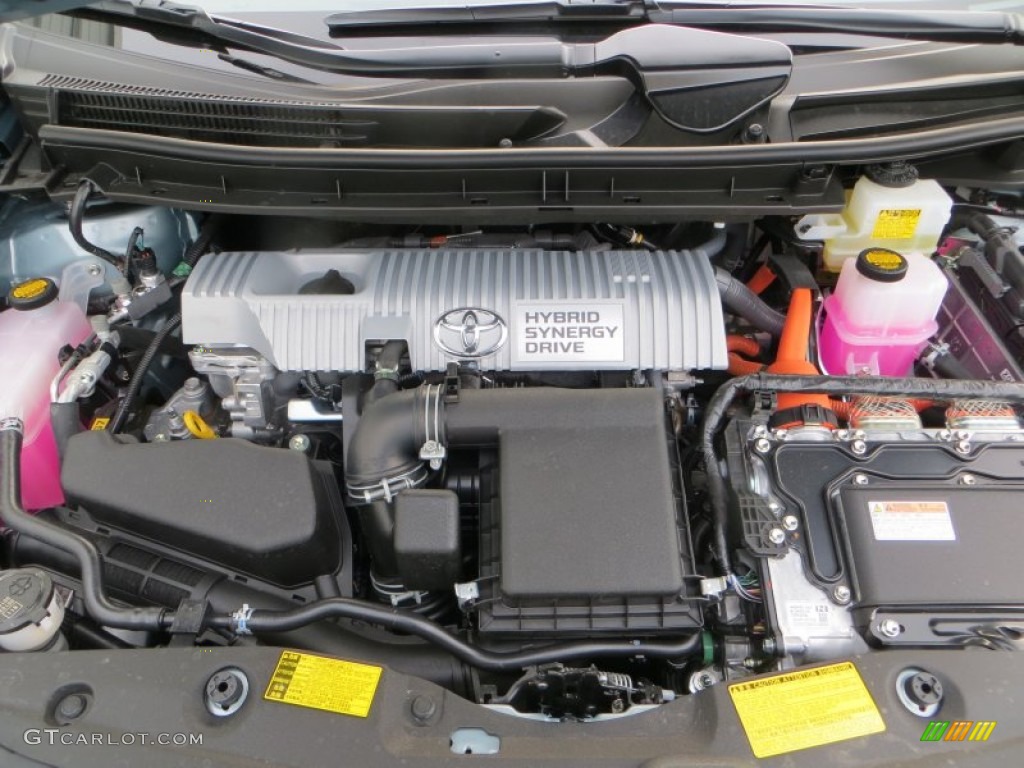 2014 Toyota Prius Two Hybrid 1.8 Liter DOHC 16-Valve VVT-i 4 Cylinder/Electric Hybrid Engine Photo #89452980