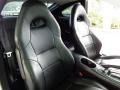 2003 Toyota Celica Black/Black Interior Front Seat Photo
