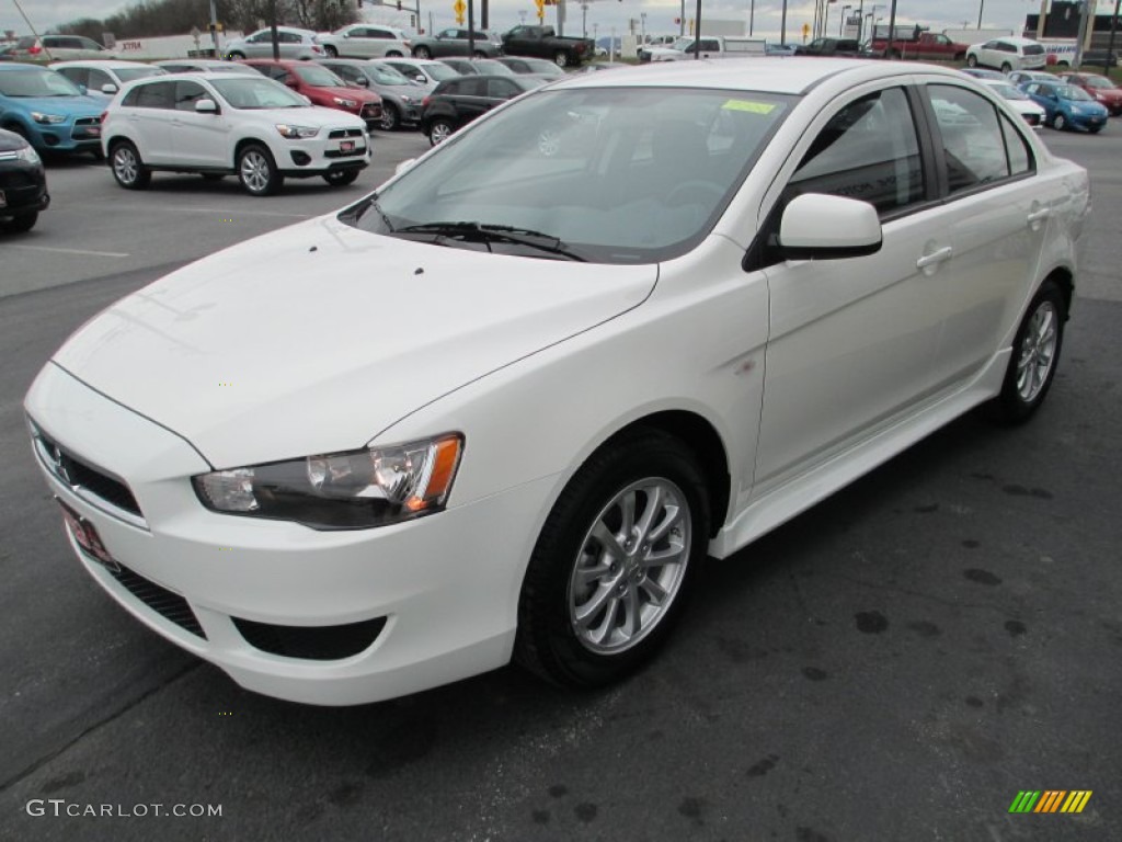 Wicked White 2014 Mitsubishi Lancer ES Exterior Photo #89454708