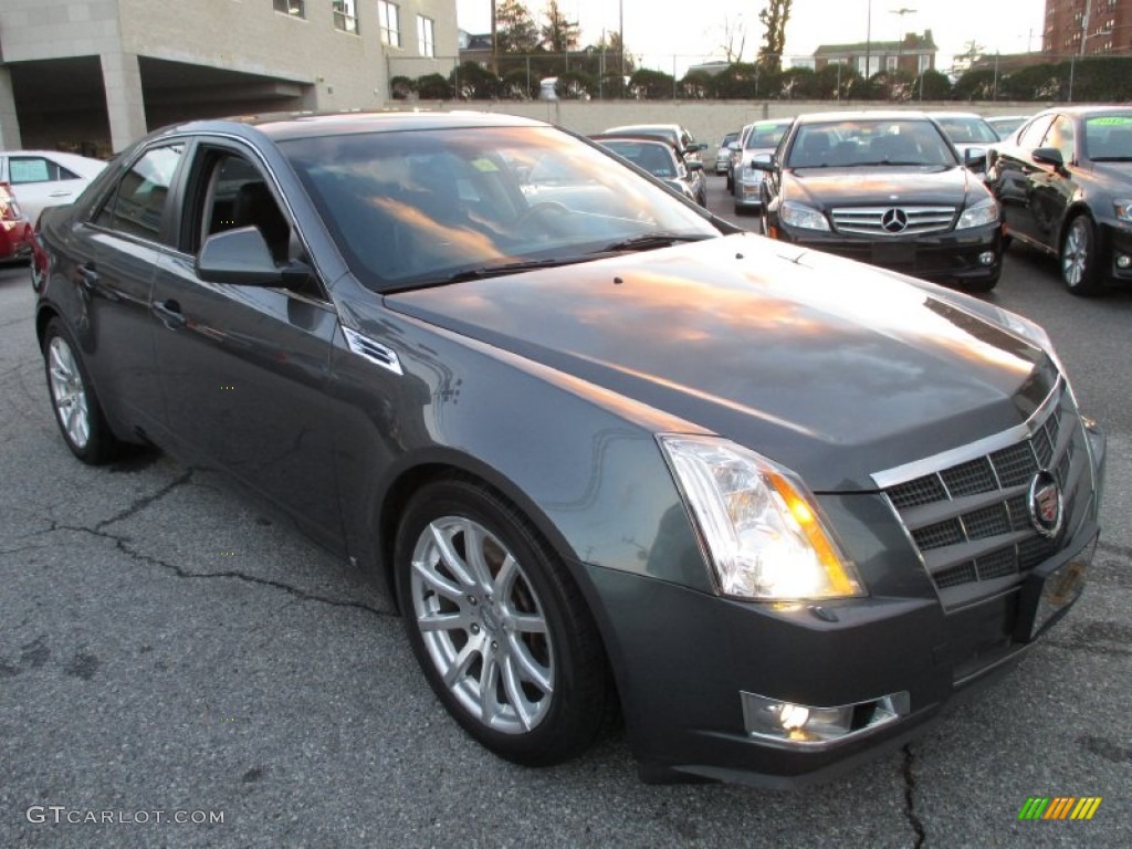 Thunder Gray Chromaflair 2008 Cadillac CTS 4 AWD Sedan Exterior Photo #89456628