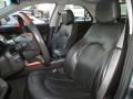 2008 Cadillac CTS Ebony Interior Front Seat Photo