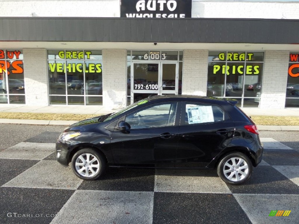 2011 MAZDA2 Touring - Brilliant Black / Black photo #1