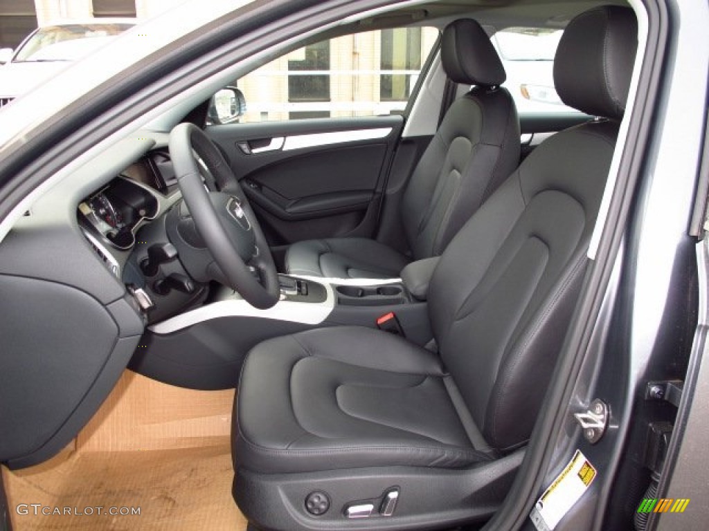 Black Interior 2014 Audi A4 2.0T Sedan Photo #89457252