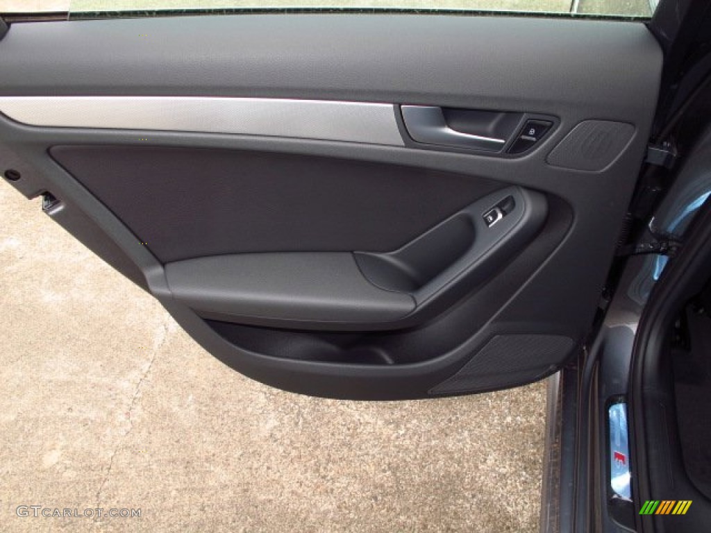 2014 Audi A4 2.0T Sedan Black Door Panel Photo #89457261