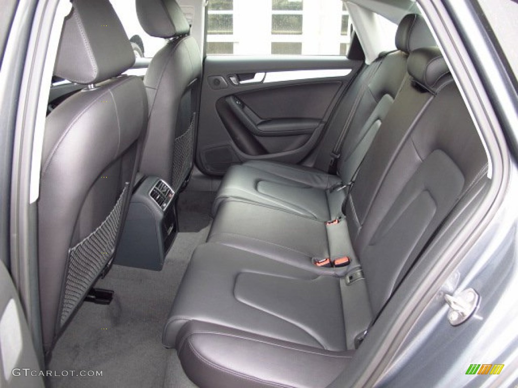 2014 A4 2.0T Sedan - Monsoon Grey Metallic / Black photo #13