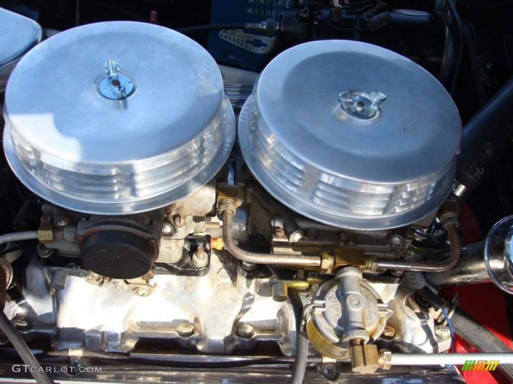 1956 Chevrolet Corvette Convertible Engine Photos