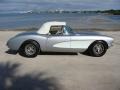 1956 Silver Chevrolet Corvette Convertible  photo #43