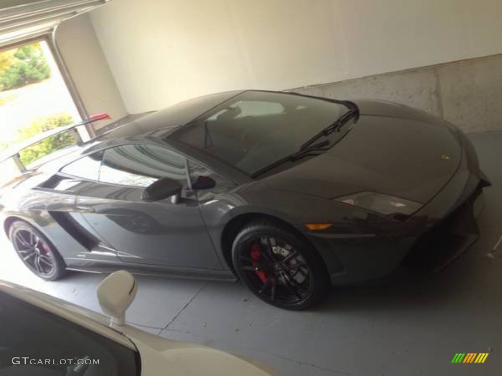 2012 Gallardo LP 570-4 Super Trofeo Stradale - Grigio Telesto / Nero Perseus photo #2
