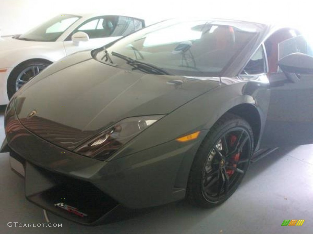 2012 Gallardo LP 570-4 Super Trofeo Stradale - Grigio Telesto / Nero Perseus photo #3