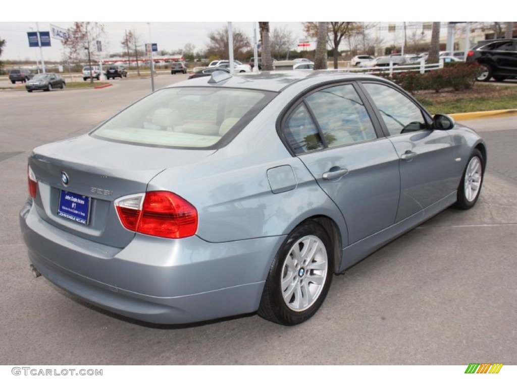 2007 3 Series 328i Sedan - Arctic Metallic / Beige photo #8